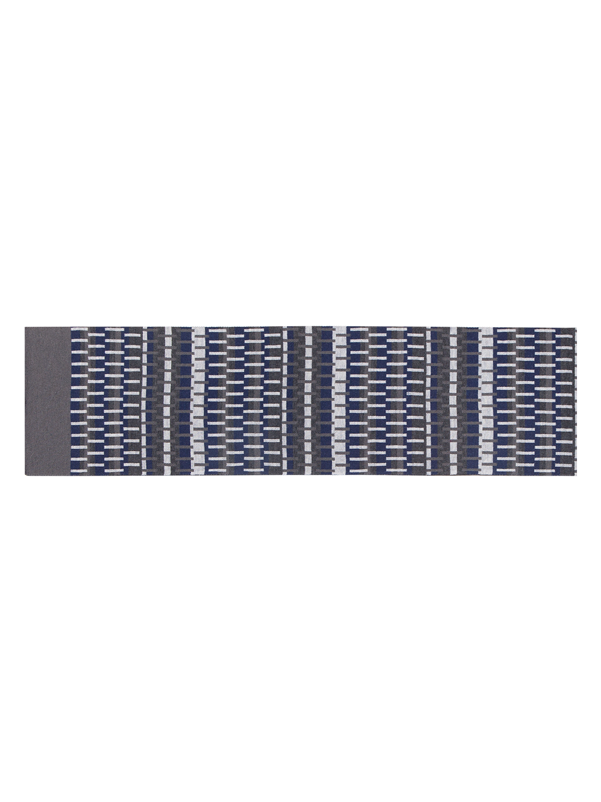 Шарф мужской Eleganzza, цвет: серый, темно-синий. JG43-7614. Размер 30 см х 180 см