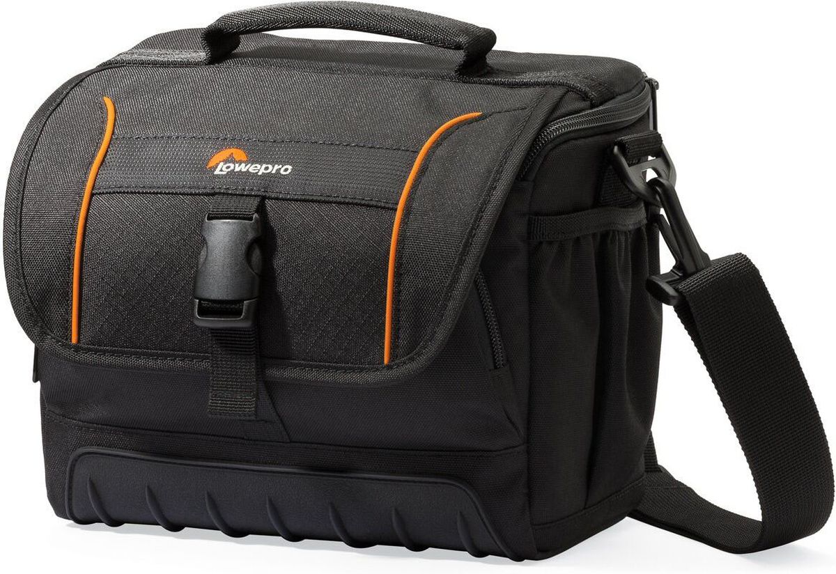 Lowepro Adventura SH160 II, Black сумка для фотокамерыLP36862-0RU Lowepro Adventura SH160 II, Black сумка для фотокамерыLP36862-0RUМодель Adventura SH 160 II из обновленной серииAdventura II ориентирована на современных требовательных фотографов. Подходит как для кратковременных поездок, так и для путешествий благодаря продуманному дизайну, вместительности и компактным размерам, а также удобной возможности положить ее в более габаритную багажную сумку.Изменения проведены в значительно большем объеме, чем простообновление дизайна. Качество материала, дополнительно добавленный такой популярный элемент, как резиновый бампер, поднимает новую серию на порядок выше по уровню исполнения. Внутренняя подкладка в сумках предлагается в сером цветовом решении.Основные особенности :Резиновый бампер для дополнительной защиты от внешних воздействий, трения, влажности, смягчения ударов при падении сумкиВозможность разместить все необходимое в регулируемом основном отделении и мелких аксессуаров - в дополнительных кармашкахРегулируемый плечевой ремень, ручка для переноски сумки, петли для поясного ремняВнешний карман для мелких аксессуаров на молнии под основной крышкой сумки Боковые сетчатые карманыКармашек для карты памятиКармашек на молнии для мелких аксессуаров на внутренней стороне крышки