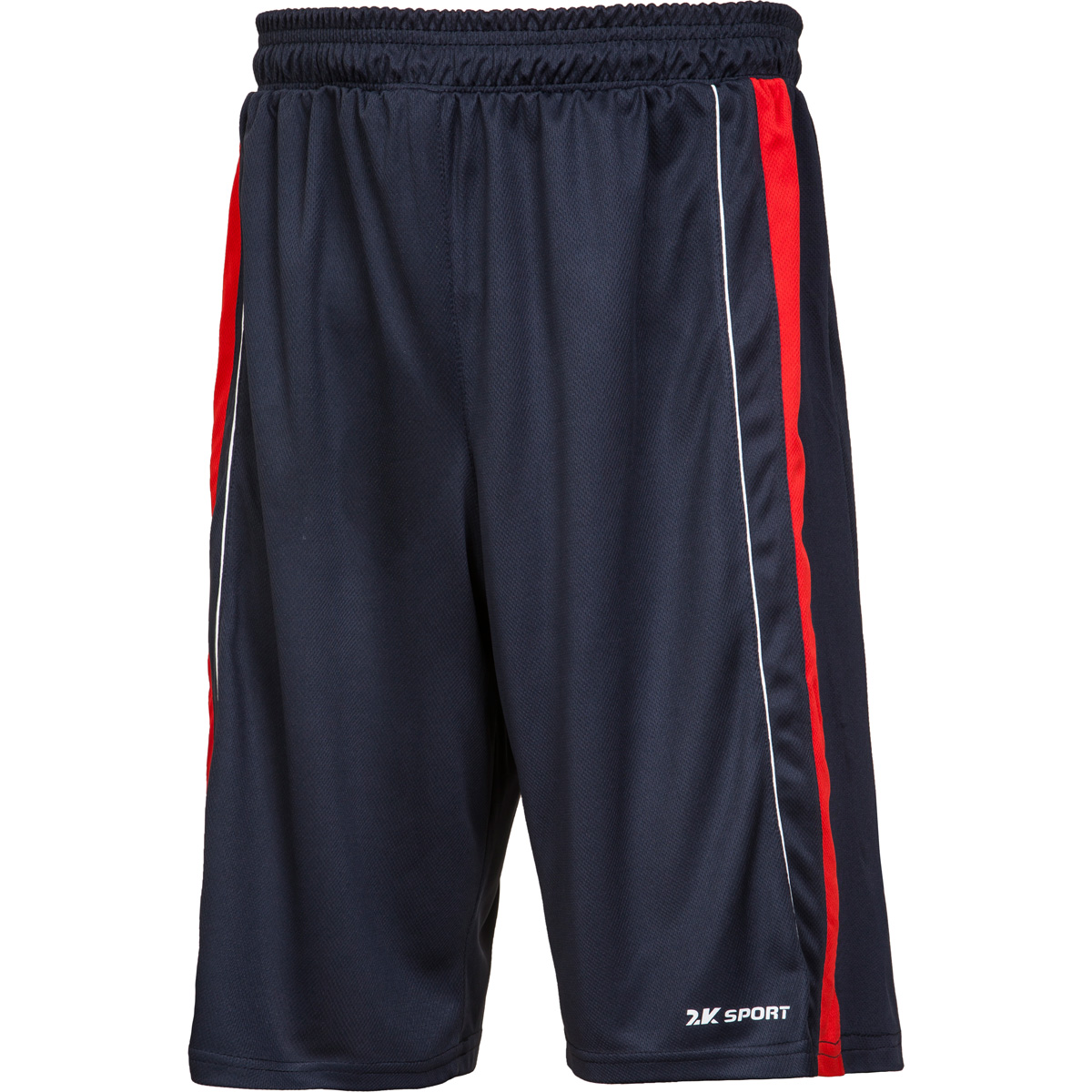 Шорты баскетбольные мужские 2K Sport Advance, цвет: темно-синий, красный, белый. 130031. Размер XS (44)