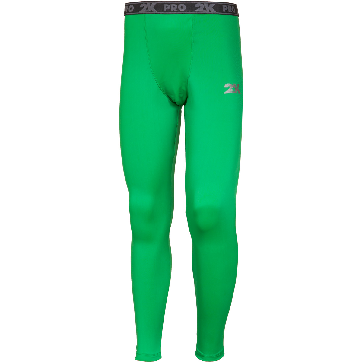 Тайтсы мужские 2K Sport Fenix, цвет: зеленый. 120905. Размер XXS (42)