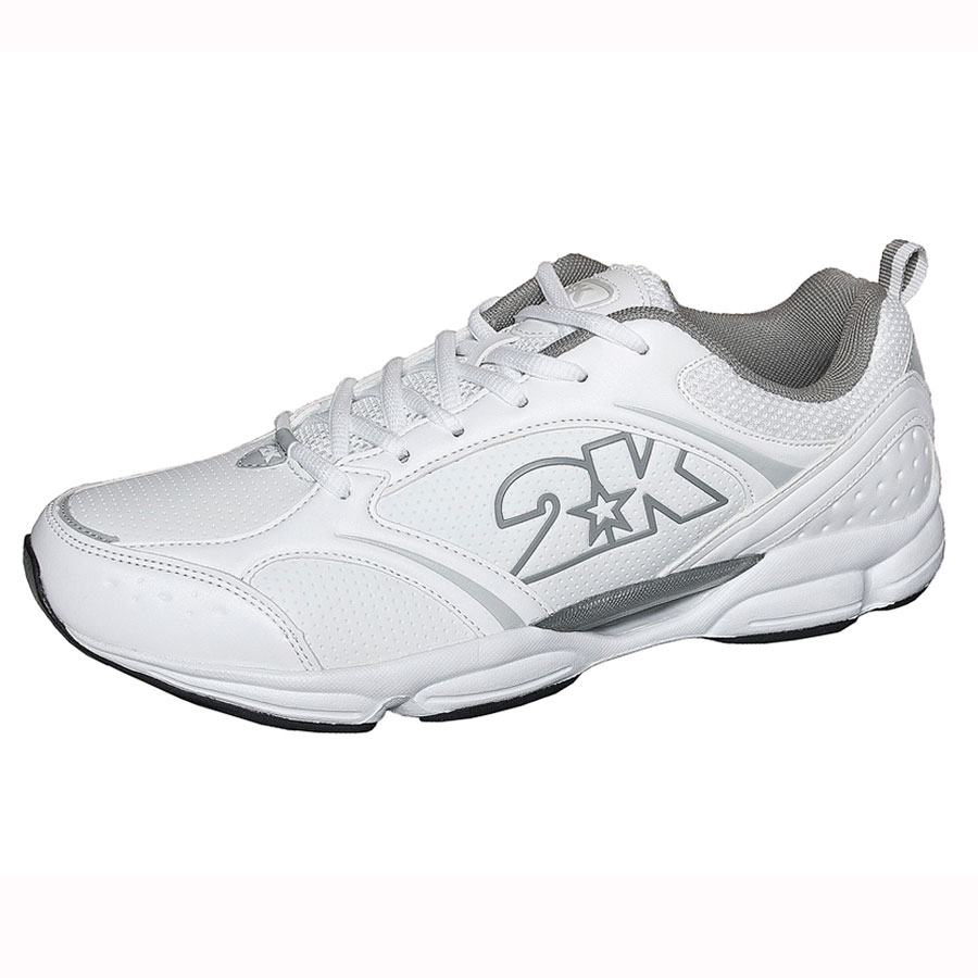 Кроссовки для бега 2K Sport Corso, цвет: белый, серый. 115018. Размер 41