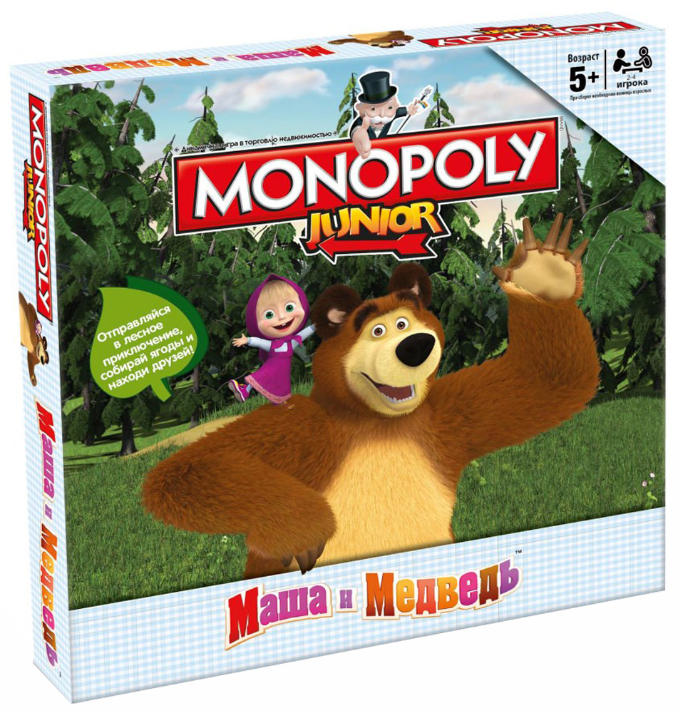 Monopoly Настольная игра Монополия Маша и Медведь