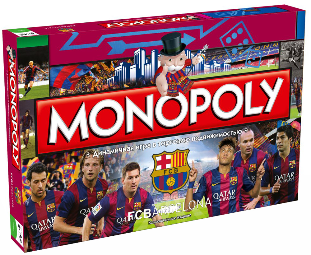 Monopoly Настольная игра Монополия ФК Барселона