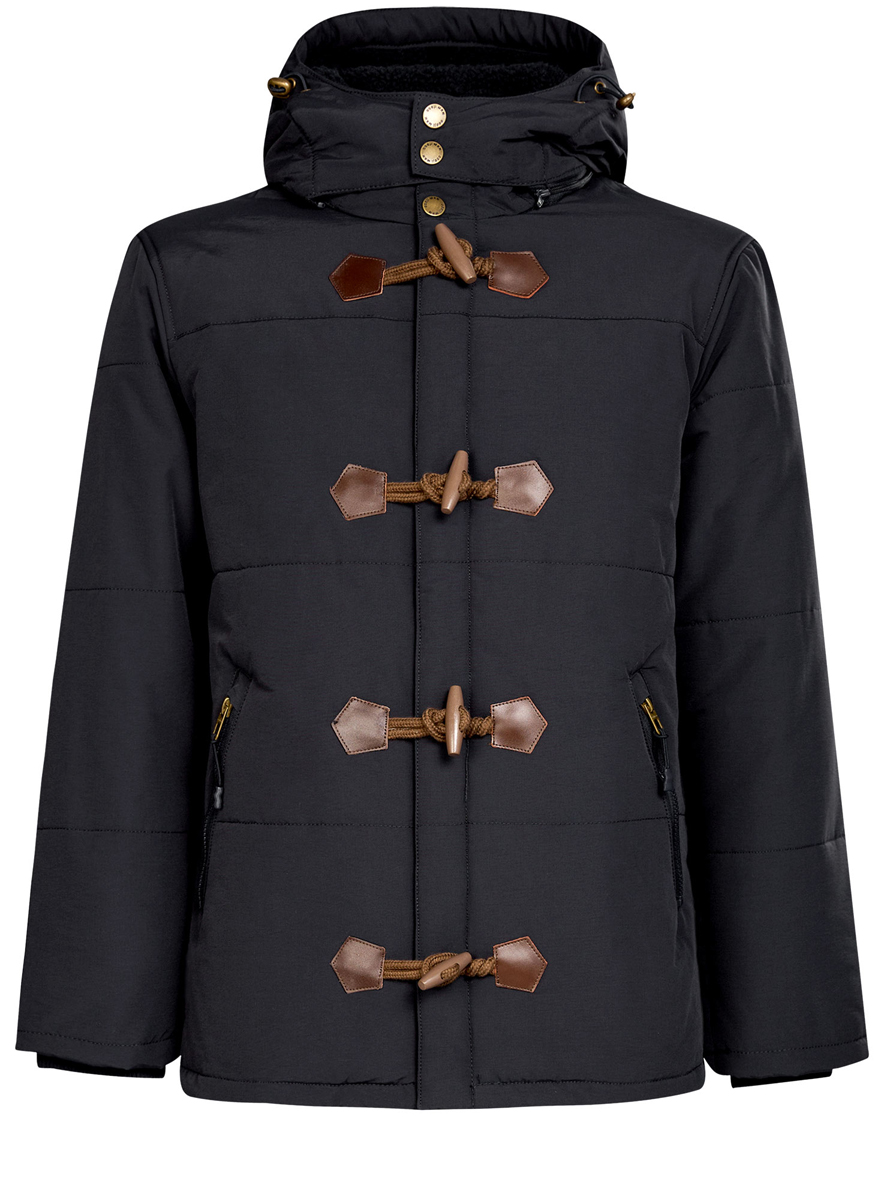 Куртка мужская oodji, цвет: темно-синий. 1L412025M/34716N/7900N. Размер XL (56-182)1L412025M/34716N/7900N Куртка мужская oodji, цвет: темно-синий. 1L412025M/34716N/7900N. Размер XL (56-182)1L412025M/34716N/7900NМужская куртка oodji выполнен из хлопка с добавлением полиамида. В качестве подкладки и утеплителя используется 100% полиэстер. В качестве подкладки капюшона - искусственный мех. Модель с воротником-стойкой и съемным капюшоном застегивается на застежку-молнию, имеет ветрозащитную планку на кнопках и навесных пуговицах. Капюшон, по краю дополненный эластичным шнурком-кулиской со стоплерами, пристегивается к изделию за счет застежки-молнии. Рукава имеют внутренние эластичные манжеты. Спереди расположено два прорезных кармана на застежках молниях, а с внутренней стороны - прорезной карман на застежке-молнии.