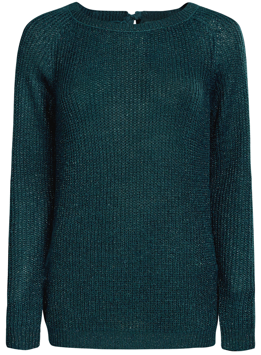 Джемпер женский oodji Ultra, цвет: темно-изумрудный. 63807228-1/43811/6C00N. Размер XS (42)63807228-1/43811/6C00N Джемпер женский oodji Ultra, цвет: темно-изумрудный. 63807228-1/43811/6C00N. Размер XS (42)63807228-1/43811/6C00NЖенский джемпер oodji Ultra изготовлен из пряжи, в состав которой входят ПАН, мохер и полиамид. Джемпер с круглым вырезом горловины и длинными рукавами-реглан завязывается по спинке с помощью двух лент. Модель украшена блестящей металлизированной нитью по всей поверхности.