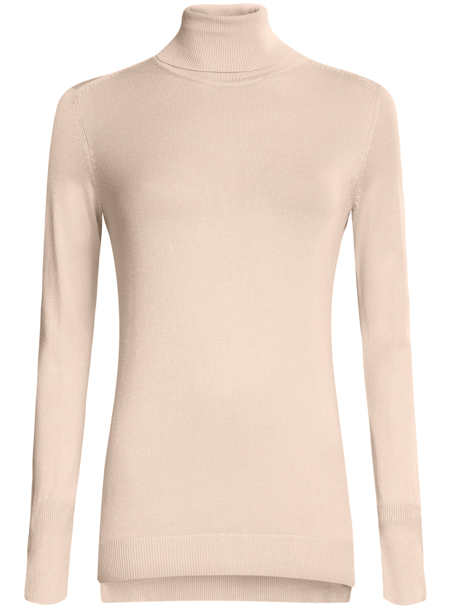 Водолазка женская oodji Collection, цвет: бежевый. 74412572B/24525/3300N. Размер L (48)74412572B/24525/3300N Водолазка женская oodji Collection, цвет: бежевый. 74412572B/24525/3300N. Размер L (48)74412572B/24525/3300NМодная женская водолазка oodji Collection изготовлена из вискозы с добавлением полиамида. Модель с воротником-гольф и длинными рукавами выполнена в лаконичном дизайне. Горловина, манжеты рукавов и низ водолазки связаны резинкой. Спинка модели немного удлинена. Манжеты рукавов оформлены декоративными разрезами и металлическими пуговицами.