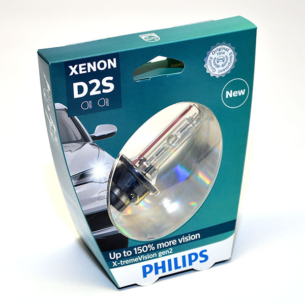 Лампа автомобильная ксеноновая Philips X-tremeVision gen2, цоколь D2Sб, 85 Вт85122 XV2S1 Лампа автомобильная ксеноновая Philips X-tremeVision gen2, цоколь D2Sб, 85 Вт85122 XV2S1X-tremeVision gen2 — последняя разработка в области ксеноновых ламп. Световое излучение этой лампы доведено до предела, и она обеспечивает самый мощный луч. Это позволяет получить исключительные характеристики освещения и уникальную организацию света для оптимального комфорта вождения. ? Оптимальные характеристики освещения? Улучшение видимости до 150%*? Максимальная безопасность и видимость? Предназначены для взыскательных водителей