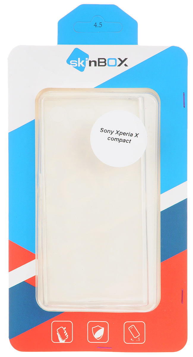 Skinbox Slim Silicone чехол для Sony Xperia X Compact, Transparent
