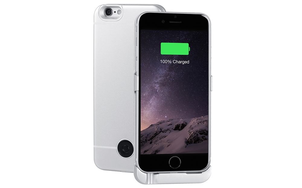 Interstep чехол-аккумулятор для Apple iPhone 6, Silver (3000 мАч)