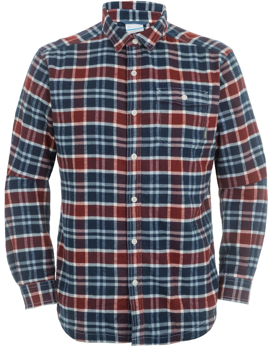 Рубашка мужская Columbia Flare Gun Flannel Lined Shirt, цвет: синий, бордовый. 1555581-837. Размер L (48/50)1555581-837 Рубашка мужская Columbia Flare Gun Flannel Lined Shirt, цвет: синий, бордовый. 1555581-837. Размер L (48/50)1555581-837Классическая мужская рубашка Columbia с длинными рукавами из мягкого хлопка. Модель незаменима для активного отдыха и прогулок. Изделие прямого кроя, имеется нагрудный накладной карман.