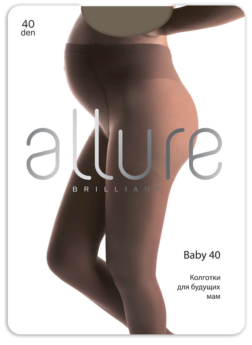 Колготки Allure Baby 40, цвет: Glase (загар). Размер 4