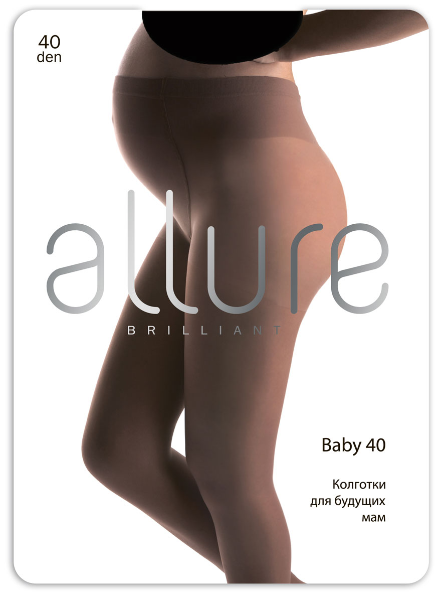 Колготки Allure Baby 40, цвет: Nero (черный). Размер 5