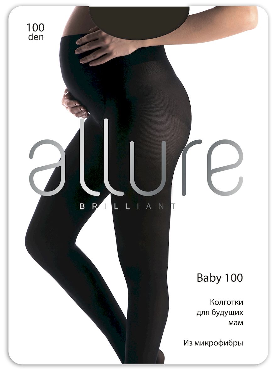 Колготки Allure Baby 100 цвет: Nero (черный). Размер 4
