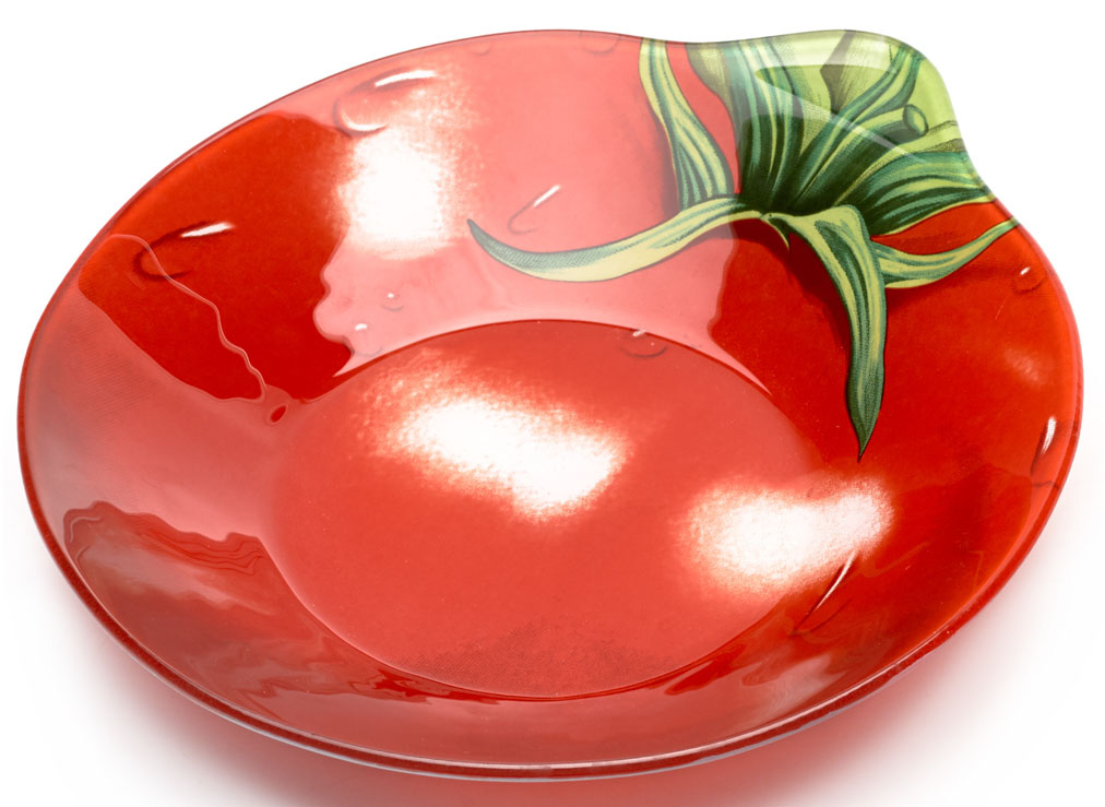 Салатник Walmer Tomato. W22081819W22081819 Салатник Walmer Tomato. W22081819W22081819Салатник Walmer Tomato в виде красного томата изготовлен из тонкого, но прочного стекла.Благодаря инновационной технологии впечатывания в стекло, краски не теряют яркость при частом мытье. Краска впечатана в стекло с обратной стороны блюда, что исключает ее контакт с пищей.Салатник легко мыть и удобно хранить.Длина салатника: 18 см.Ширина салатника: 19 см.Высота салатника: 3,3 см.