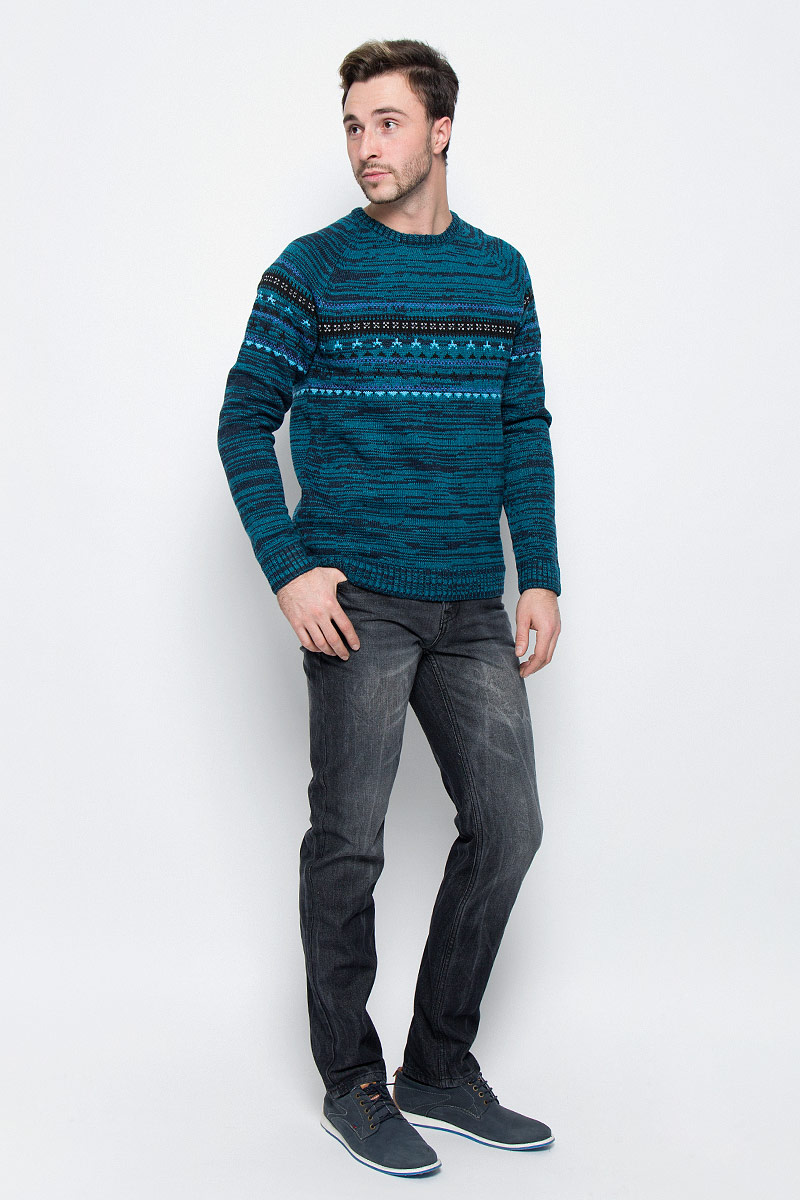 Джинсы мужские Sela Denim, цвет: черный. PJ-235/1044-6425. Размер 32-34 (48-34)PJ-235/1044-6425 Джинсы мужские Sela Denim, цвет: черный. PJ-235/1044-6425. Размер 32-34 (48-34)PJ-235/1044-6425Мужские джинсы Sela Denim выполнены из высококачественного эластичного хлопка. Джинсы прямого кроя и стандартной посадки застегиваются на пуговицу в поясе и ширинку на застежке-молнии, дополнены шлевками для ремня. Джинсы имеют классический пятикарманный крой: спереди модель дополнена двумя втачными карманами и одним маленьким накладным кармашком, а сзади - двумя накладными карманами. Джинсы украшены декоративными потертостями.