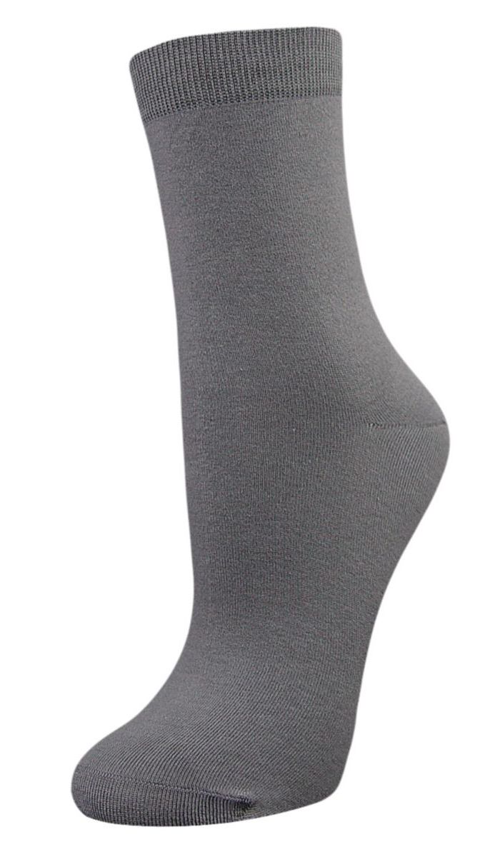 Носки женские Гранд, цвет: темно-серый, 2 пары. SCL27. Размер 23/25