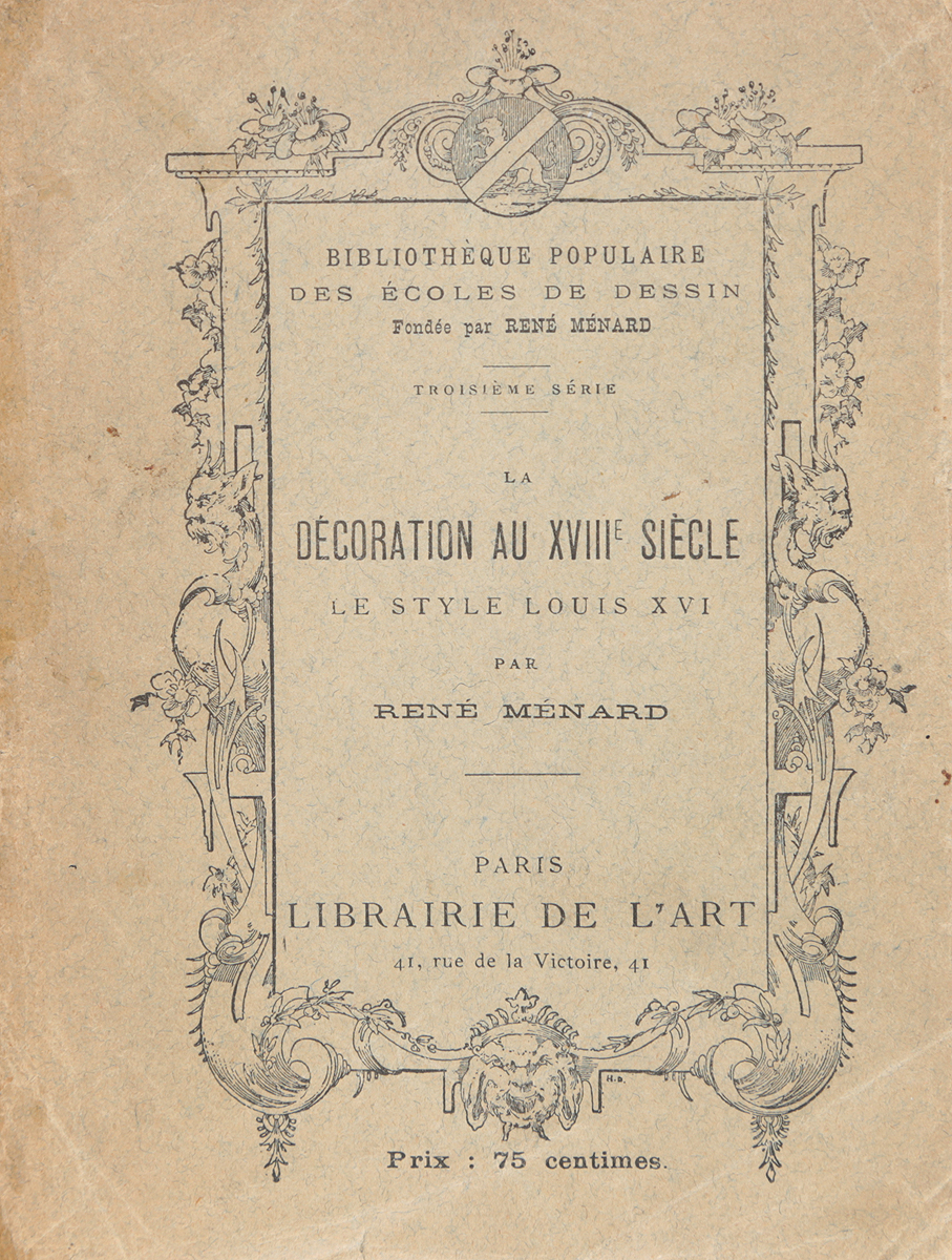 La decoration au XVIII siecle. Le style Louis XVI4002064406435 La decoration au XVIII siecle. Le style Louis XVI4002064406435Париж, конец XIX - начало XX века. Издательство Librairie de lArt.Иллюстрированное издание.Типографская обложка.Сохранность хорошая.Вниманию читателей предлагается книга, посвященная истории французского декоративного искусства XVIII века. Автор рассматривает декоративные элементы стиля Людовика XVI, применявшиеся в декоративно-прикладном искусстве эпохи.Издание на французском языке.Не подлежит вывозу за пределы Российской Федерации.