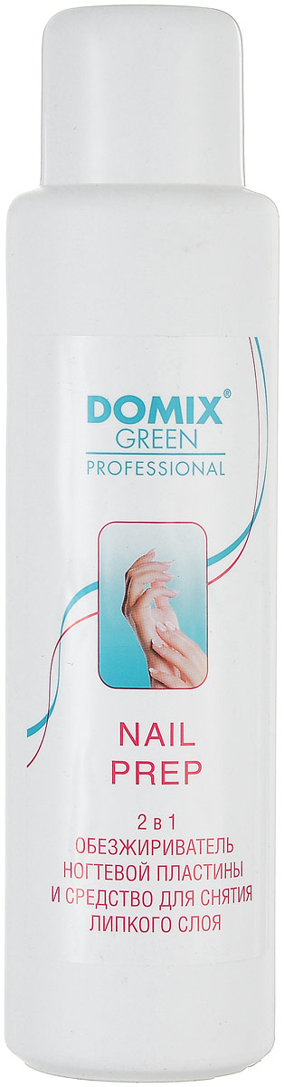 Domix Green Professional 2 в 1: Обезжириватель ногтевой пластины и средство снятия липкого слоя, 500 мл