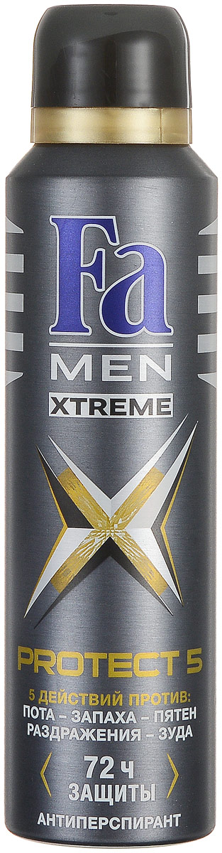 FA MEN Xtreme Дезодорант-аэрозоль Protect 5 , 150 мл