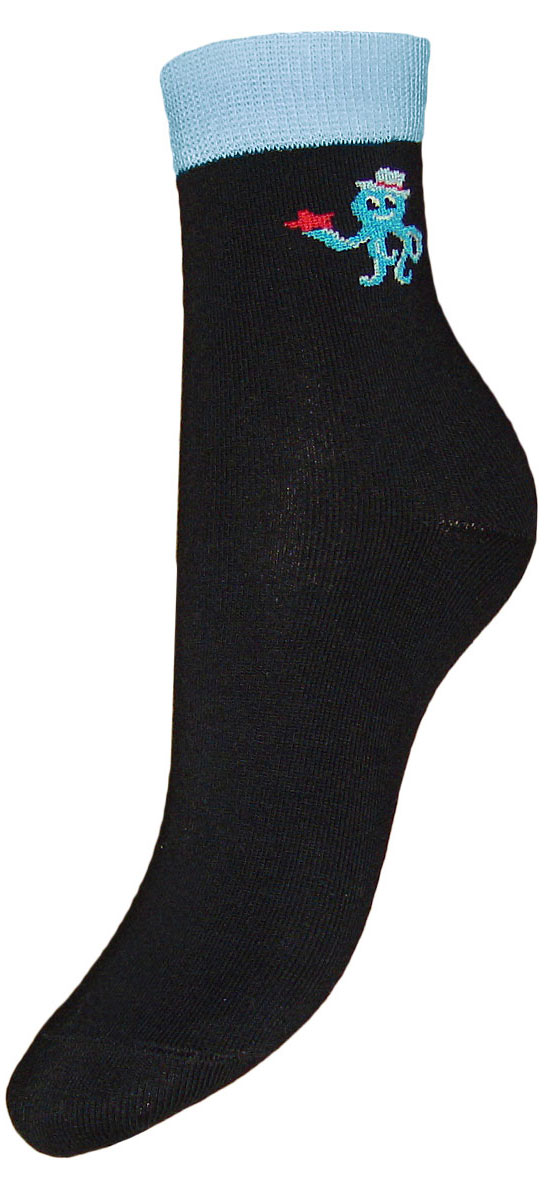 Носки детские Гранд, цвет: черный, 2 пары. YCL27. Размер 20/22