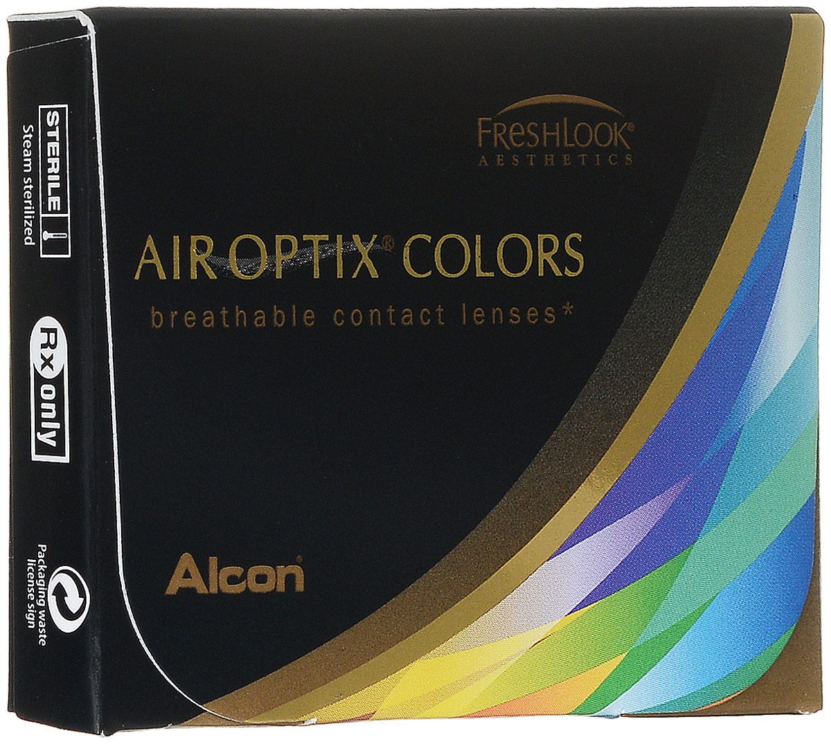 Аlcon контактные линзы Air Optix Colors 2 шт -0.00 Brilliant Blue