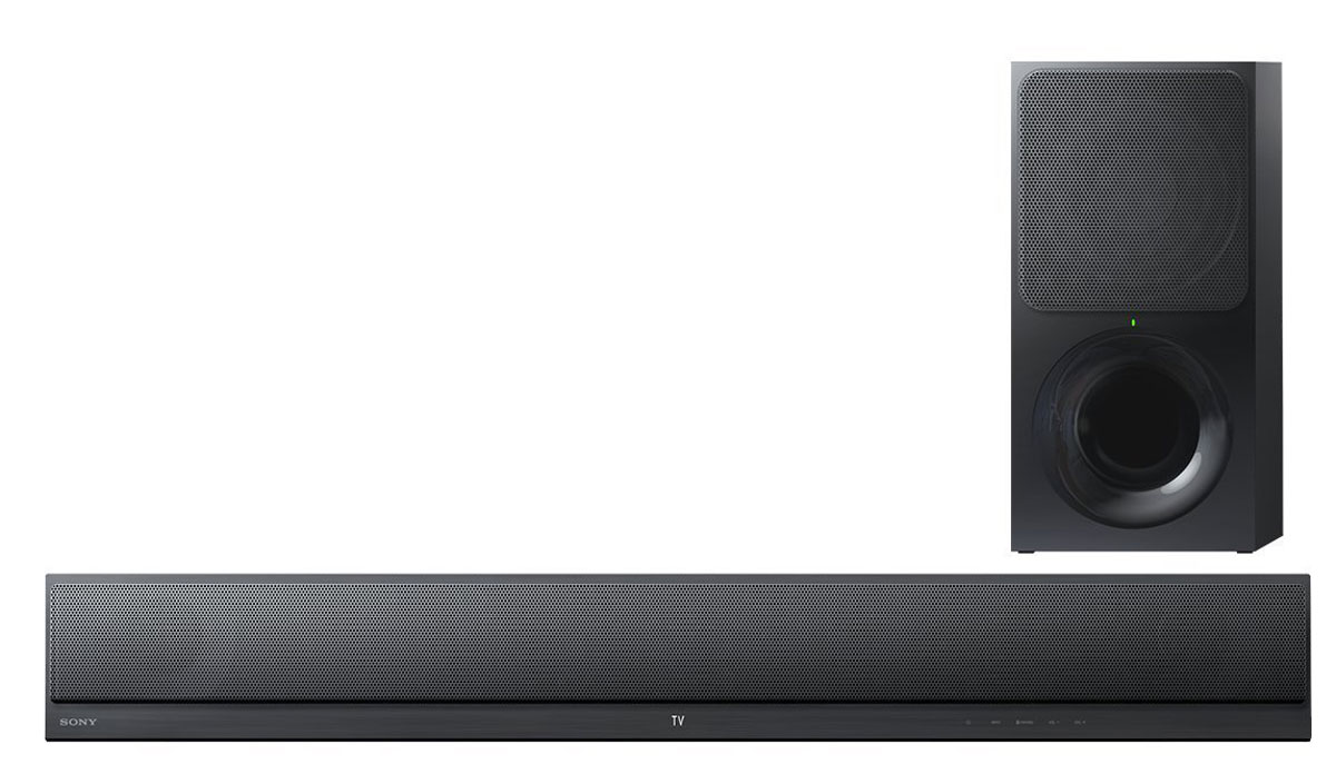 Sony HT-CT390, Black саундбарHTCT390.RU3 Sony HT-CT390, Black саундбарHTCT390.RU3Благодаря 2.1-канальному саундбару Sony HT-CT390 можно расслышать детали и нюансы при прослушивании музыки или просмотре кино. Звук мощностью до 300 Вт отлично заполняет пространство, а беспроводной сабвуфер добавляет глубины и резонанса басам.Почувствуйте себя в центре звуковой сцены при просмотре любого фильма благодаря 2.1-канальному саундбару Sony HT-CT390. При разработке двух динамиков специальное внимание было уделено возможности воспроизведения сбалансированного звука на всем частотном диапазоне. Вместе с этим встроенный сабвуфер обеспечивает более сочное звучание басов — поэтому любой спецэффект или динамичная сцена фильма будут восприниматься максимально реалистично.Полное погружение благодаря виртуальному объемному звуку. Технология объемного звучания S-Force Front Surround симулирует нейронные процессы, создавая объемный реалистичный звук с задержкой звучания и широким спектром звуковых волн — этого удается достичь всего лишь с помощью правого и левого звуковых каналов. Эмуляция естественного звучания трехмерного звукового поля позволяет вам полностью погрузиться в объемный звук без установки полноценной акустической системы.Уникальная технология от Sony ClearAudio+ автоматически регулирует настройки звука и делает впечатления от прослушивания максимально насыщенными. ClearAudio+ — результат объединения знаний и опыта специалистов в области технологий обработки звукового сигнала. Эта технология позволяет оптимизировать аудиоформаты и обеспечивает последовательно четкое, высококачественное звучание независимо от жанра музыки.Беспроводная потоковая передача любимых треков и звука из приложений по Bluetooth. Выполнить сопряжение можно практически с любим смартфоном или планшетом, после чего вы сразу можете ставить музыку, управлять списками воспроизведения и уровнем громкости прямо с устройства. Технология NFC (Near Field Communication) максимально упрощает процедуру настройки и установки. Чтобы быстро подключиться и сразу же начать передавать потоковый контент по Wi-Fi и Bluetooth, просто приложите устройство с NFC к метке N на корпусе. Нет NFC? Ничего страшного. Вы можете настроить Bluetooth-соединение вручную из меню настроек устройства.Великолепное звучание цифровых аудиоформатов благодаря цифровому усилителю S-Master. Усилитель S-Master использует упрощенный цифровой сигнальный тракт, что позволяет воспроизводить цифровой аудиосигнал без многочисленных цифро-аналоговых преобразований, которых требуют обычные усилители. В результате на выходе звук получается не только более мощным, но и содержит значительно меньше искажений, связанных обычно с перегреванием акустических компонентов.Поддержка стандарта HDMI ARC (Audio Return Channel) означает, что аудиосигнал поступает с совместимого телевизора на саундбар без необходимости подключать еще один дополнительный аудиокабель. Теперь любое устройство, подключенное к телевизору, можно слушать через саундбар в высоком качестве.Скачайте приложение SongPal на смартфон или планшет и систематизируйте свою фонотеку. Подключайтесь по Bluetooth и слушайте любимые композиции без помех, независимо от того, где они находятся: на смартфоне, планшете или популярном музыкальном онлайн-сервисе. Приложение можно также использовать для индивидуальной настройки звука, чтобы он был сбалансированным и качественным.Добавьте эффектности при просмотре видео благодаря богатым, мощным басам. Расположите беспроводной сабвуфер в любом месте и оцените богатое деталями звучание низких нот благодаря динамику с фазоинвертером. Компактный, стильный корпус в черном цвете идеально сочетается с любым интерьером.