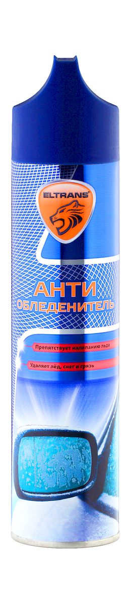 Антиобледенитель Eltrans, аэрозоль, 400 млEL-0601.14 Антиобледенитель Eltrans, аэрозоль, 400 млEL-0601.14Антиобледенитель Eltrans применяется для предотвращения обледенения автомобиля, значительно облегчает очистку автомобиля после снегопада и налипания льда. Легко наносится, эффективно удаляет лед, иней, снег и загрязнения. Безопасен для лакокрасочных покрытий, резиновых уплотнителей и пластиковых элементов отделки кузова. Может использоваться для размораживания автомобильных и бытовых замков всех типов. Товар сертифицирован.