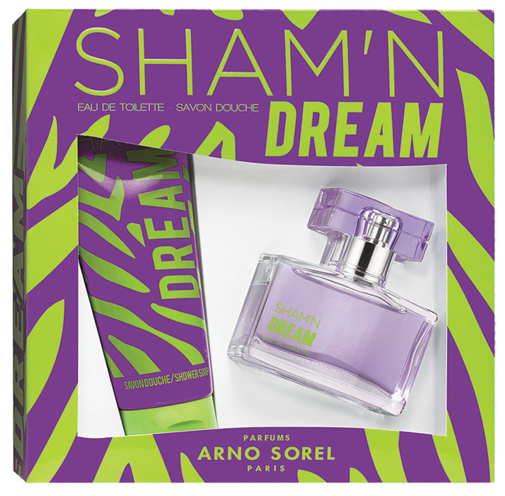 Corania Подарочный набор Sham’n Dream женский : Туалетная вода, 50мл, гель для душа 100мл парфюмированный гель для душа черная ваниль