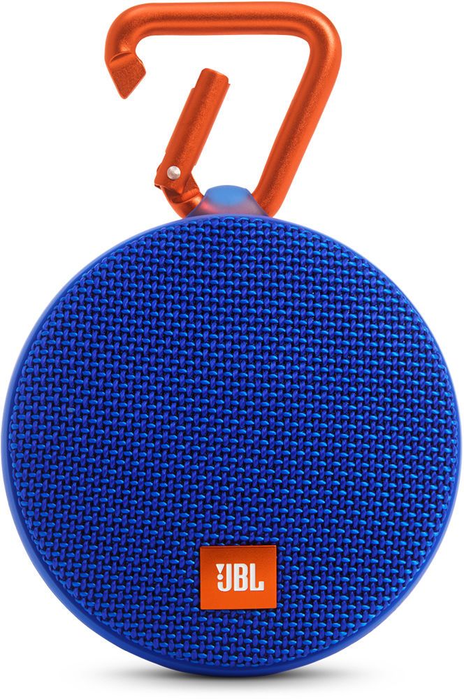JBL Clip 2, Blue портативная колонкаJBLCLIP2BLUE JBL Clip 2, Blue портативная колонкаJBLCLIP2BLUEJBL Clip 2 - ультра-легкая, ультра-прочная и ультра-мощная портативная акустическая система. Полностью водонепроницаемый JBL Clip 2 способен воспроизводить музыку до 8 часов в непрерывном режиме, позволяя брать любимые песни с собой в любое путешествие - по земле или воде. Воспроизводите музыку по беспроводной Bluetooth-связи или подключайте его к смартфону или планшету с помощью аудио-кабеля. Подключайте два Clip 2 по беспроводной связи для усиления звучания. Используйте спикерфон, чтобы звук во время разговора по телефону оставался четким без посторонних шумов и эхо. Покрытие JBL Clip 2 выполнено из прочной водостойкой ткани, а новый карабин позволяет прикрепить динамик на одежду или рюкзак и сразу отправиться в новое приключение.