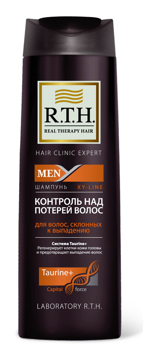 Шампунь R.T.H. Men Контроль над потерей волос4604903000202 Шампунь R.T.H. Men Контроль над потерей волос4604903000202Формула шампуня обогащена системой Taurine+, которая утолщает и укрепляет стержень волоса, предотвращает процесс преждевременного выпадения волос. Комбинация витаминов PP и B6 обеспечивает регенерацию клеток кожи головы и корней волос.