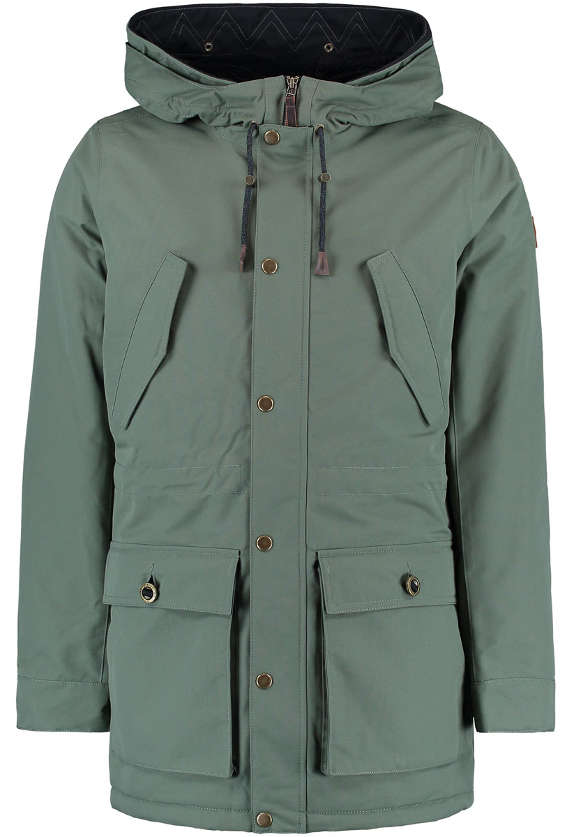 Парка мужская ONeill Am Journey Parka, цвет: хаки. 650106-6092. Размер S (46/48)650106-6092 Парка мужская ONeill Am Journey Parka, цвет: хаки. 650106-6092. Размер S (46/48)650106-6092Мужская куртка ONeill выполнена из полиэстера. Модель с длинными рукавами и несъемным капюшоном застегивается на застежку-молнию и планку с кнопками. Изделие имеет спереди четыре кармана. Объем капюшона регулируется при помощи шнурка со стопперами. Ткань на талии с внутренней стороны собрана на утяжку.