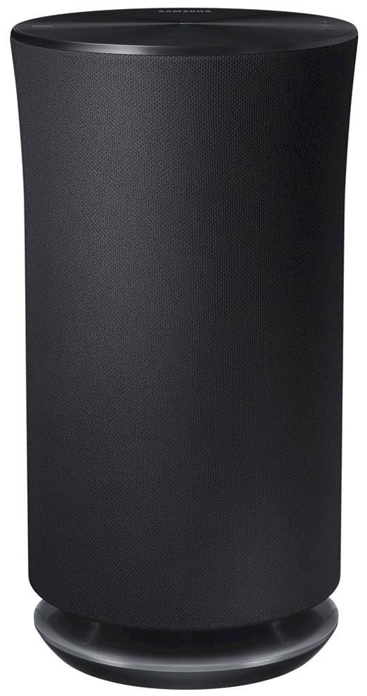 Samsung WAM5500 портативная акустическая системаWAM5500/RU Samsung WAM5500 портативная акустическая системаWAM5500/RUSamsung WAM5500 - стильная беспроводная акустическая система.360 - это всенаправленный или окружающий звукВ отличие от обычных динамиков, излучающих звук в одном направлении, акустическая система Wireless Audio – 360 заполняет звуком всю комнату. Это обеспечивается использованием специально разработанного кольцевого радиатора (Ring Radiator), излучающего звук во всех направлениях.Лаконичный, но эффектный дизайн аудиосистемы вносит оттенок роскоши в интерьер вашего дома. Гладкая верхняя панель снабжена OLED дисплеем и служит панелью управления устройством.С помощью интуитивного интерфейса верхней панели управления системой вы легко сможете выбирать любимые музыкальные треки. Просто коснитесь кнопки и скользните по панели для перехода к следующему треку, а с помощью кнопки Mode вы сможете переключиться в режим Wi-Fi, Bluetooth и TV SoundConnect. Яркий OLED дисплей позволит вам всегда контролировать текущий режим устройства.Простой и интуитивный интерфейс приложения Multiroom App облегчает поиск и воспроизведение музыкальных файлов. Для навигации и выбора музыкальных треков можно использовать удобный сенсорный диск. С его помощью вы легко сможете воспроизводить музыку непосредственно с главного экрана, а также перемещаться по опциям меню.Управляйте вашей музыкой прямо со своих умных часов с помощью приложения Multiroom App, доступного теперь для часов Samsung Gear S и Apple Watch. Забудьте про свой смартфон и пользуйтесь часами для выбора и управления воспроизведением и громкостью звука.Функция Multiroom Link позволит легко управлять музыкой от одного источника звука и выводить ее на различные динамики, расположенные в разных местах вашего дома.Динамики: ВЧ (25 мм), НЧ (125 мм)Поддержка ОС: Android 2.3.3 и выше
