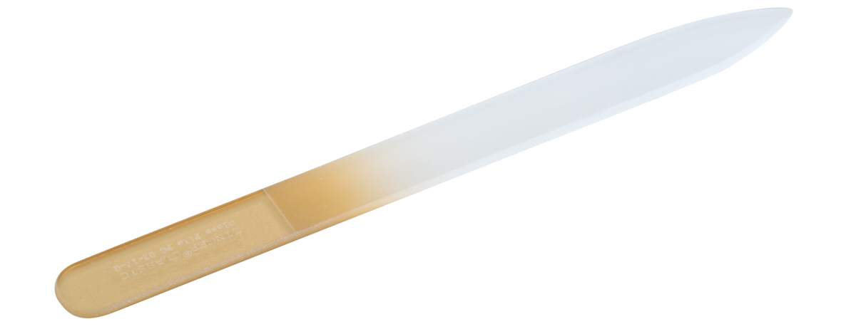 Zinger Пилка стеклянная двухсторонняя zo-FG-02-12 Gold