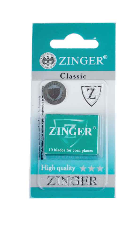 Zinger Лезвия для экстрактора zo-BLADES-10-1, 10 штук64602 Zinger Лезвия для экстрактора zo-BLADES-10-1, 10 штук64602Комплект лезвий для педикюрного станка