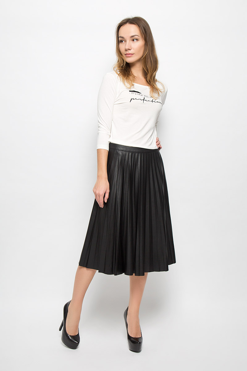 Лонгслив женский Tom Tailor Contemporary, цвет: молочный. 1035982.00.75_8210. Размер XS (42)1035982.00.75_8210 Лонгслив женский Tom Tailor Contemporary, цвет: молочный. 1035982.00.75_8210. Размер XS (42)1035982.00.75_8210Женский лонгслив Tom Tailor Contemporary с круглым вырезом горловины и рукавами 3/4 изготовлен из эластичной вискозы. Лонгслив оформлен принтом спереди с надписью Its Not All About Perfection.