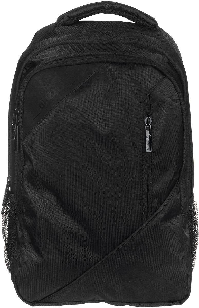 Рюкзак молодежный Grizzly, цвет: черный, 28 л. RU-700-3/2