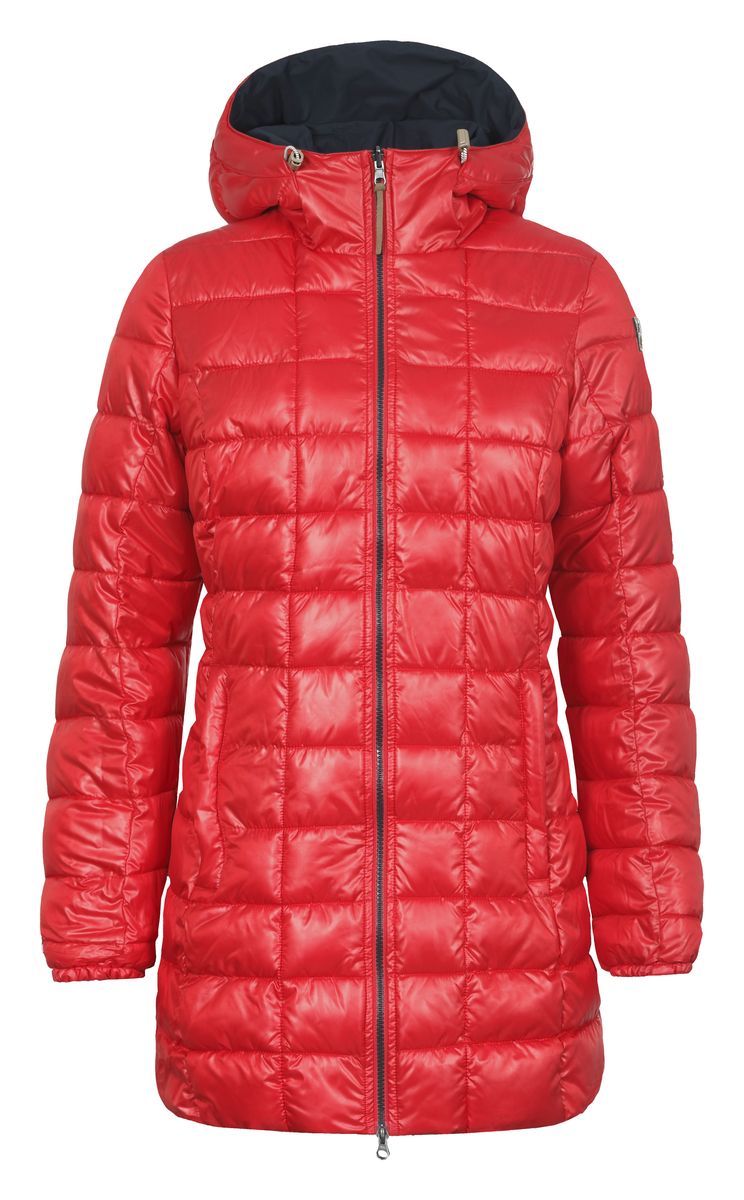 Куртка женская Icepeak Tara, цвет: красный, темно-синий. 653057507IV. Размер 34 (40)653057507IV Куртка женская Icepeak Tara, цвет: красный, темно-синий. 653057507IV. Размер 34 (40)653057507IVДвусторонняя женская куртка Luhta Paavo с длинными рукавами и несъемным капюшоном выполнена из полиэстерав двух контрастных цветах. Наполнитель - синтепон.Куртка застегивается на застежку-молнию спереди. Изделие оснащено двумя втачными карманами на застежках-молниях с наружной и внутренней стороны. Рукава дополнены эластичными манжетами. Объем капюшона регулируется при помощи шнурка-кулиски.