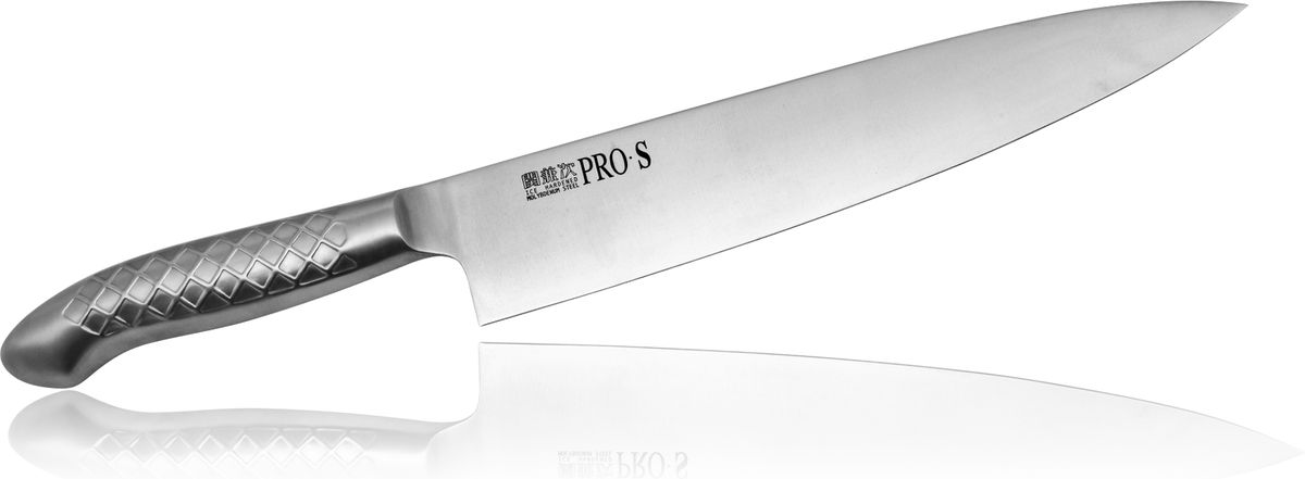 Нож Шеф Kanetsugu Pro-S, 240 мм5006 Нож Шеф Kanetsugu Pro-S, 240 мм5006Нож Kanetsugu Pro-S - профессиональный кухонный нож, выполненный из высококачественной нержавеющей стали, обладающей высокой твердостью и устойчивостью к коррозии. Эргономичный дизайн обеспечивает комфортное использование ножа в течение длительного времени.Правила эксплуатации: - Хранить нож следует в сухом месте. - После использования, промойте нож теплой водой и протрите насухо. - Оставление ножа в загрязненном состоянии может привести к образованию коррозии. Запрещается: - Мыть нож в посудомоечной машине. - Хранить ножи в одной емкости со столовыми приборами. - Резать на твердых поверхностях: каменных столешницах, керамических тарелках, акриловых досках. - Запрещается нецелевое использование ножа: вскрывать консервные банки, разрезать кости, скоблить твердые поверхности, резать замороженные продукты. Правка производится легкими движениями на водном камне или мусате. Заточка ножа - сложный технологический процесс, должен производиться профессионалом на специальном оборудовании. Услуга по заточке ножа предоставляется специалистами компании «Тоджиро». Уважаемые клиенты! В случае несоблюдения правил эксплуатации, нож не подлежит гарантийному обслуживанию.