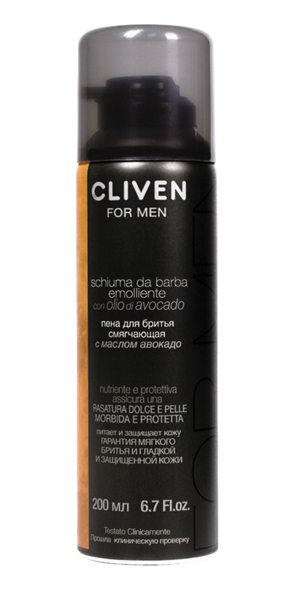 Cliven Пена для бритья смягчающая с маслом Авокадо 200мл7423 Cliven Пена для бритья смягчающая с маслом Авокадо 200мл7423Пена для бритья смягчающая с маслом Авокадо, которое содержит фитостиролы, лецитин и богато витаминами. Пена богата смягчающими веществами, обеспечивает тщательное бритье, предотвращает раздражение.