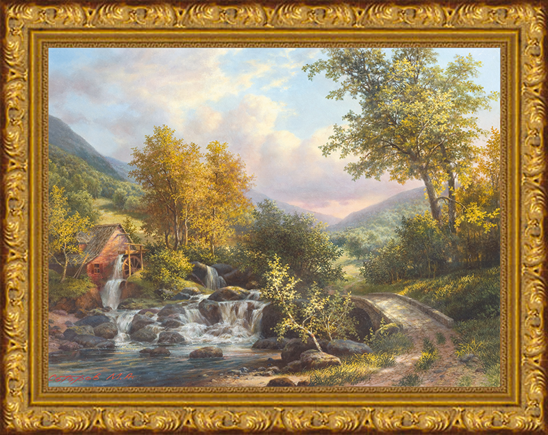 Картина Postermarket Водяная мельница, 30 х 40 см. SA-3004SA-3004 Картина Postermarket Водяная мельница, 30 х 40 см. SA-3004SA-3004Картина Postermarket Водяная мельница прекрасно подойдет для декора интерьера различных помещений. Постер, выполненный в технике фотопечать, оформлен багетом. Картина для интерьера (постер) - это современное и актуальное направление в дизайне помещений. Ее можно использовать для оформления любых помещений (дом, квартира, офис, бар, кафе, ресторан или гостиница).Правильное оформление интерьера создает благоприятный психологический климат, улучшает настроение и мотивирует.Размер картины: 30 x 40 см.