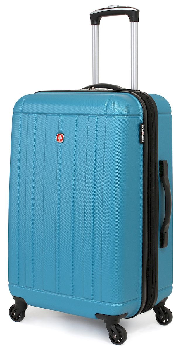 Чемодан SwissGear Uster, цвет: голубой, 62 л6297343167 Чемодан SwissGear Uster, цвет: голубой, 62 л6297343167Дорожный чемодан SwissGear Uster - это прекрасный выбор для путешественников! Чемодан выполнен из АБС-пластика, преимущества которого заключаются в высокой прочности при минимальном весе. Этот чемодан действительно легок и станет отличным компаньоном в дороге даже для хрупких, миниатюрных дам! Удобная телескопическая ручка, сделанная из авиационного алюминия, целых четыре маневренных колесика, вращающихся на 360 градусов и наличие сразу двух ручек (сверху и сбоку) делают этот чемодан поистине эргономичным. Внутренняя эргономика также свидетельствует о благородном швейцарском происхождении. В основном пространстве имеется отделение с закрывающейся на молнию сетчатой стенкой, а для небольших аксессуаров имеется съемный несессер. Надежно зафиксировать ваши вещи в чемодане помогут внутренние перекрестные ремни с удобным замком. Характеристики:Застежки молнии основного отделения чемодана предусматривают возможность использования навесного багажного замка, благодаря специальным петлямКолесики, способные вращаться вокруг своей оси для маневренностиМаксимально облегченный и эргономичныйТелескопическая ручка из авиационного алюминияДополнительные ручки: верхняя и боковая ручкиВнутренние перекрестные ремни для надежной фиксации содержимогоОтделение для небольших аксессуаров на молнии внутриОдна из секций чемодана при необходимости закрывается на молнию, тем самым разделяя основное пространство на две части.