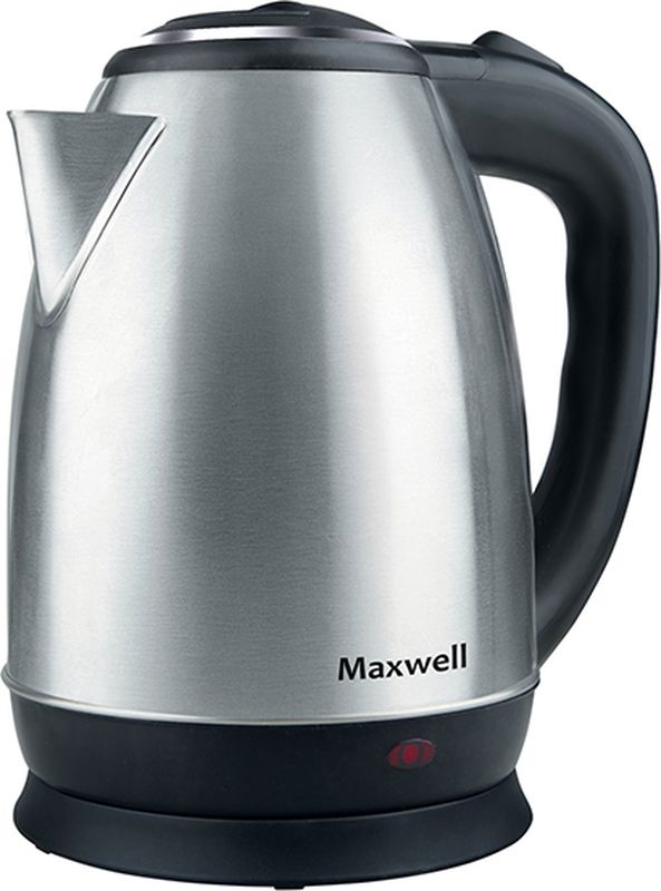 Maxwell 1078-MW ST чайник электрическийMW-1078(ST) Maxwell 1078-MW ST чайник электрическийMW-1078(ST)Чайник Maxwell 1078-MW ST - модель выполнена из нержавеющей стали, внутри находится скрытый нагревательный элемент. При закипании чайник автоматически выключается. В цокольной подставке находится электрошнур. Благодаря мощности 1800 Вт чайник обеспечит очень быстрое вскипание.