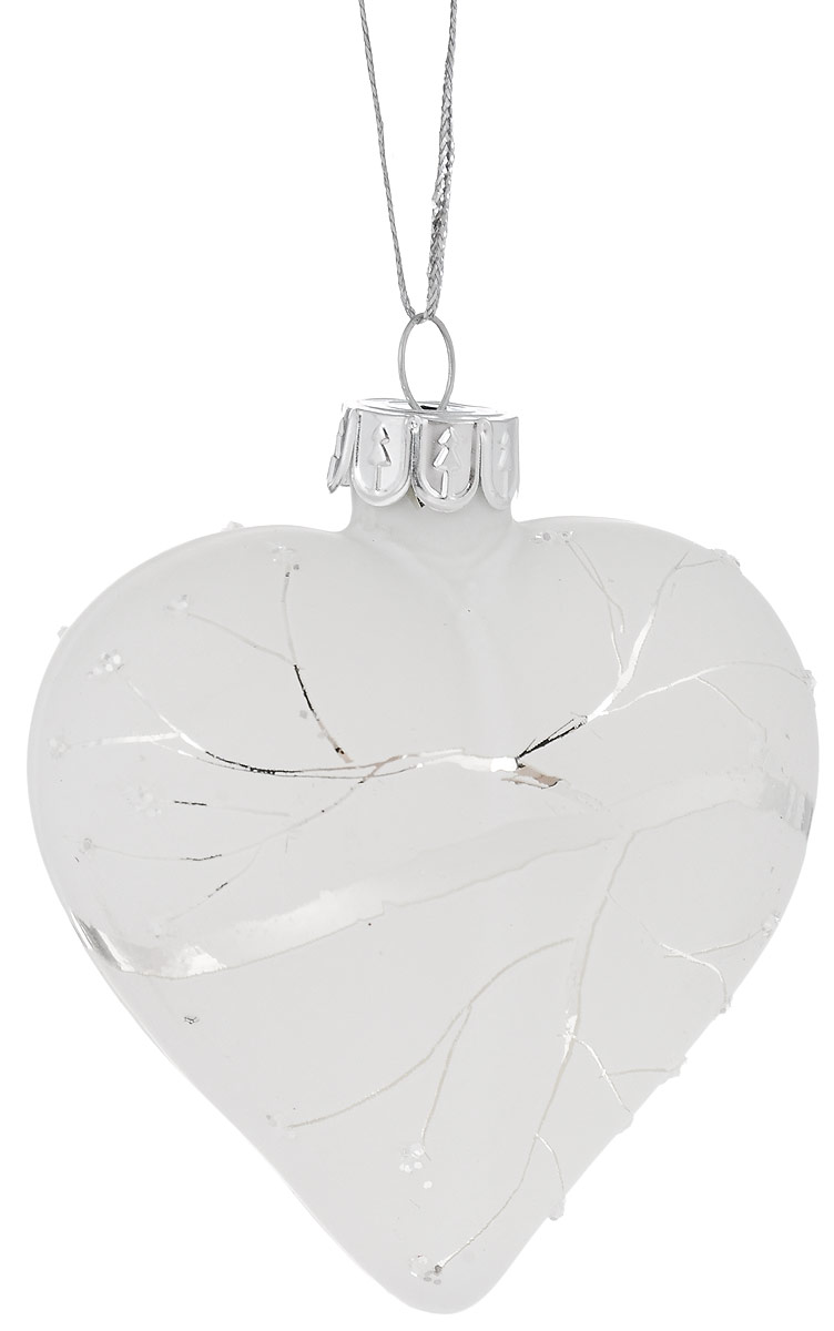 Украшение новогоднее подвесное Winter Wings Сердце, 7 х 3,5 х 7 смN07935 Украшение новогоднее подвесное Winter Wings Сердце, 7 х 3,5 х 7 смN07935Новогоднее украшение Winter Wings Сердце прекрасно подойдет для декора дома и праздничной елки. Изделие выполнено из стекла. С помощью специальной петельки украшение можно повесить в любом понравившемся вам месте. Легко складывается и раскладывается.Новогодние украшения несут в себе волшебство и красоту праздника. Они помогут вам украсить дом к предстоящим праздникам и оживить интерьер по вашему вкусу. Создайте в доме атмосферу тепла, веселья и радости, украшая его всей семьей.