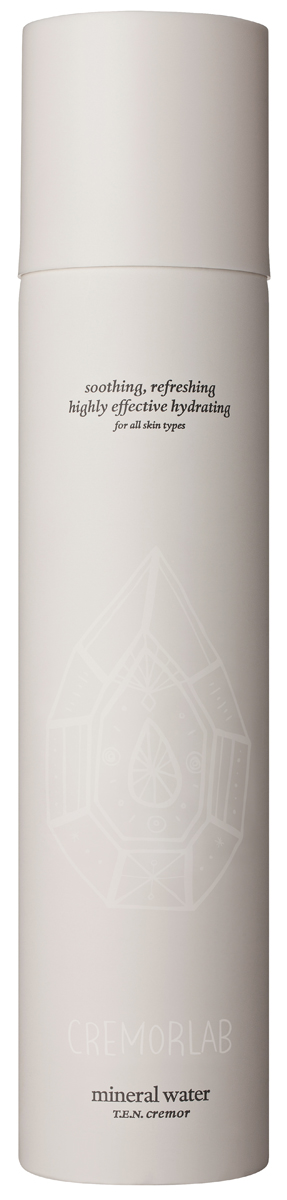 Cremorlab T.E.N. Cremor Mineral Water / Термальная вода, 300 мл61188 Cremorlab T.E.N. Cremor Mineral Water / Термальная вода, 300 мл61188Спрей на основе уникальной термальной воды из источника Гымчин (Корея) эффективно успокаивает, уменьшает покраснения и раздражения, а также глубоко увлажняет кожу. Оказывает выраженное регенерирующее действие, существенно улучшает состояние чувствительной кожи и способствует восстанавлению водного баланса. Вода обогащена экстрактами Алое вера, зеленого чая, плодов шиповника , центеллы азиатской, цветков орхидеи, гаммамелиса и соевых бобов, которые дополняют и усиливают действие средства в области увлажнения, восстановления и питания кожи. Подходит для всех типов и состояний кожи.