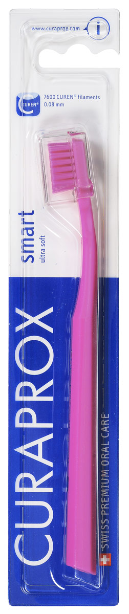 Curaprox CS smart Зубная щетка для детей, цвет: розовый