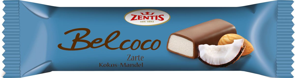 Zentis Belcoco марципановый батончик, 60 г841103 Zentis Belcoco марципановый батончик, 60 г841103Откройте для себя мир сладких удовольствий с Zentis. Наслаждайтесь прекрасными марципанами из отборного миндаля. Zentis предлагает широкий выбор вкусных вариаций на любой вкус и любой случай.