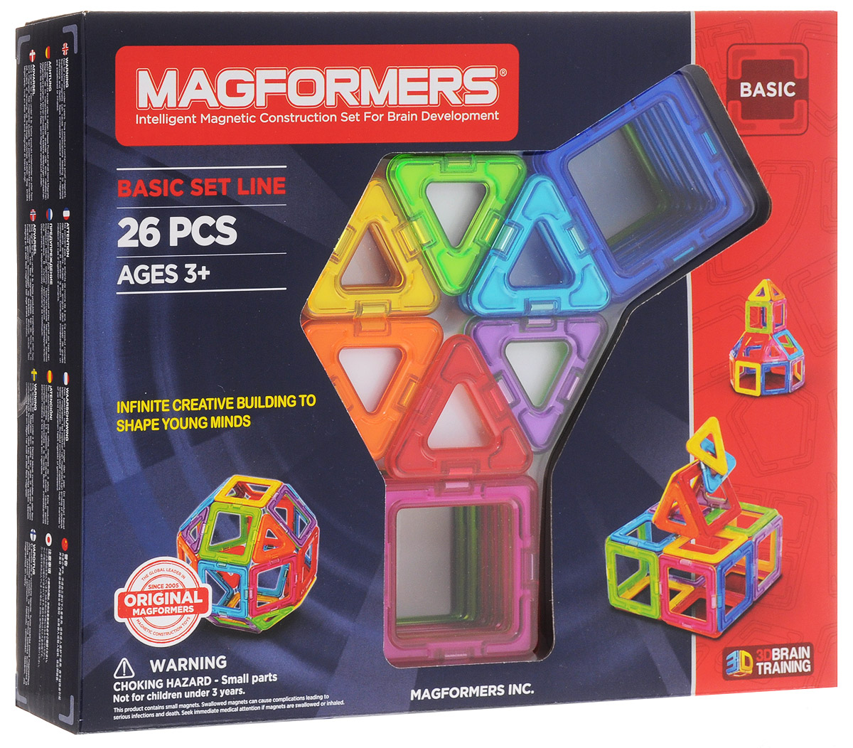 Magformers Магнитный конструктор Basic Set magformers магнитный конструктор basic set