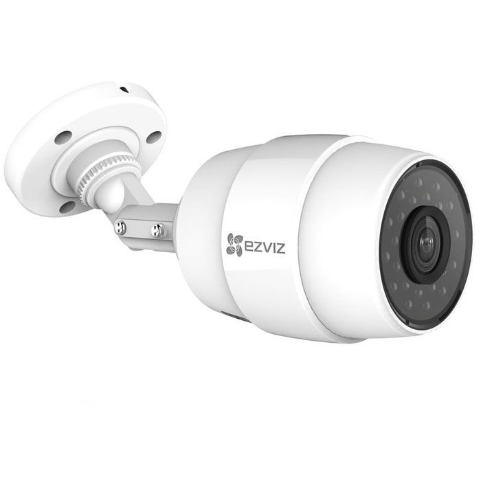 Ezviz C3C (PoE) внешняя IP-камераCS-CV216-A0-31EFR(2.8mm) Ezviz C3C (PoE) внешняя IP-камераCS-CV216-A0-31EFR(2.8mm)Ezviz C3C (PoE) - компактная IP-камера с HD качеством видео и ИК-подсветкой. Данная модель имеет прочный и надёжный корпус, который обеспечивает работу камеры на улице. Для питания устройства можно использовать стандартный адаптер, который входит в комплект.Камера наблюдения непрерывно записывает видео в HD-разрешении (1280x720 – 25 к/с), выдавая четкое и детализированное видео без артефактов, солнечных бликов и засветов. Угол обзора оптики составляет 114° по диагонали и 92° по горизонтали, что позволяет захватить в кадр всю лестничную клетку или значительную часть открытого пространства (стоянки, склада и т.д.). Для работы в темноте предусмотрена функция ночной съемки с помощью инфракрасной подсветки, эффективная дальность которой равна 30 метрам. Также устройство оснащено детектором движения.Устройство передает изображение и получает электропитание по Ethernet кабелю, используя при этом протокол PoE.Просмотреть видео в режиме реального времени можно прямо с экрана смартфона или планшета на которых установлено специальное приложение. Также возможна запись на карту памяти формата MicroSD объемом до 128 ГБ — при записи видео в максимальном качестве ее хватит на шесть часов.Двойное шифрование записиПростая настройка через облако