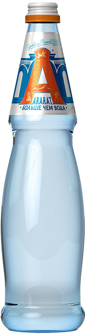 Ararat вода газированная минеральная лечебно-столовая, 0,5 л4850006310018 Ararat вода газированная минеральная лечебно-столовая, 0,5 л4850006310018Минеральная природная питьевая лечебно-столовая газированная поможет привести в норму водно-минеральный обмен организма, стимулирует систему пищеварения, благодаря сбалансированному природному минеральному составу.