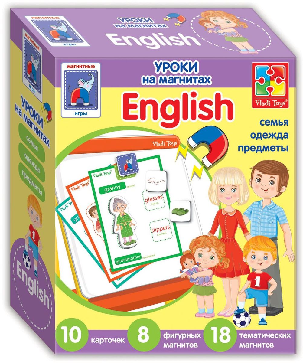 Vladi Toys Уроки на магнитах English Семья